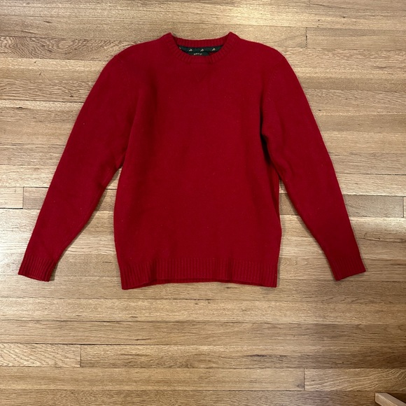 Orvis signature collection lambs wool and cashmere men’s size medium red sweater - Picture 3 of 4